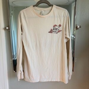 Bella+Canvas Long sleeved beige tee